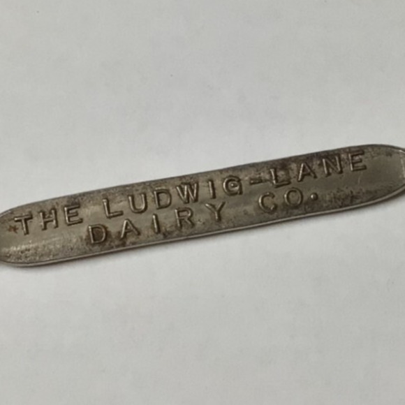 Vtg Ludwig Lane Dairy Bottle Opener Can Punch Pick Toledo Ohio Advertising 13B - Picture 4 of 4